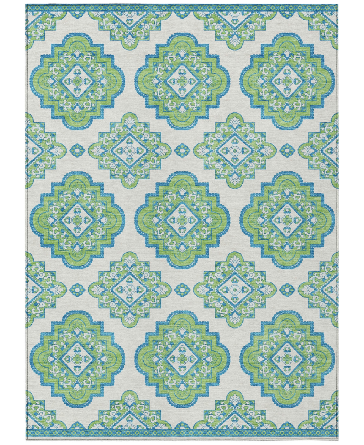 Addison Chantille Acn878 3'x5' Area Rug In Lime