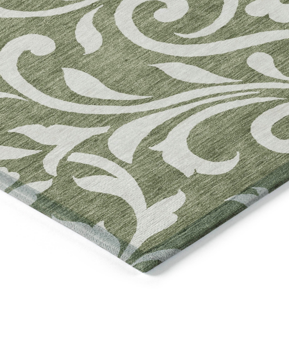 Addison Chantille Acn875 5'x7'6 Area Rug In Olive