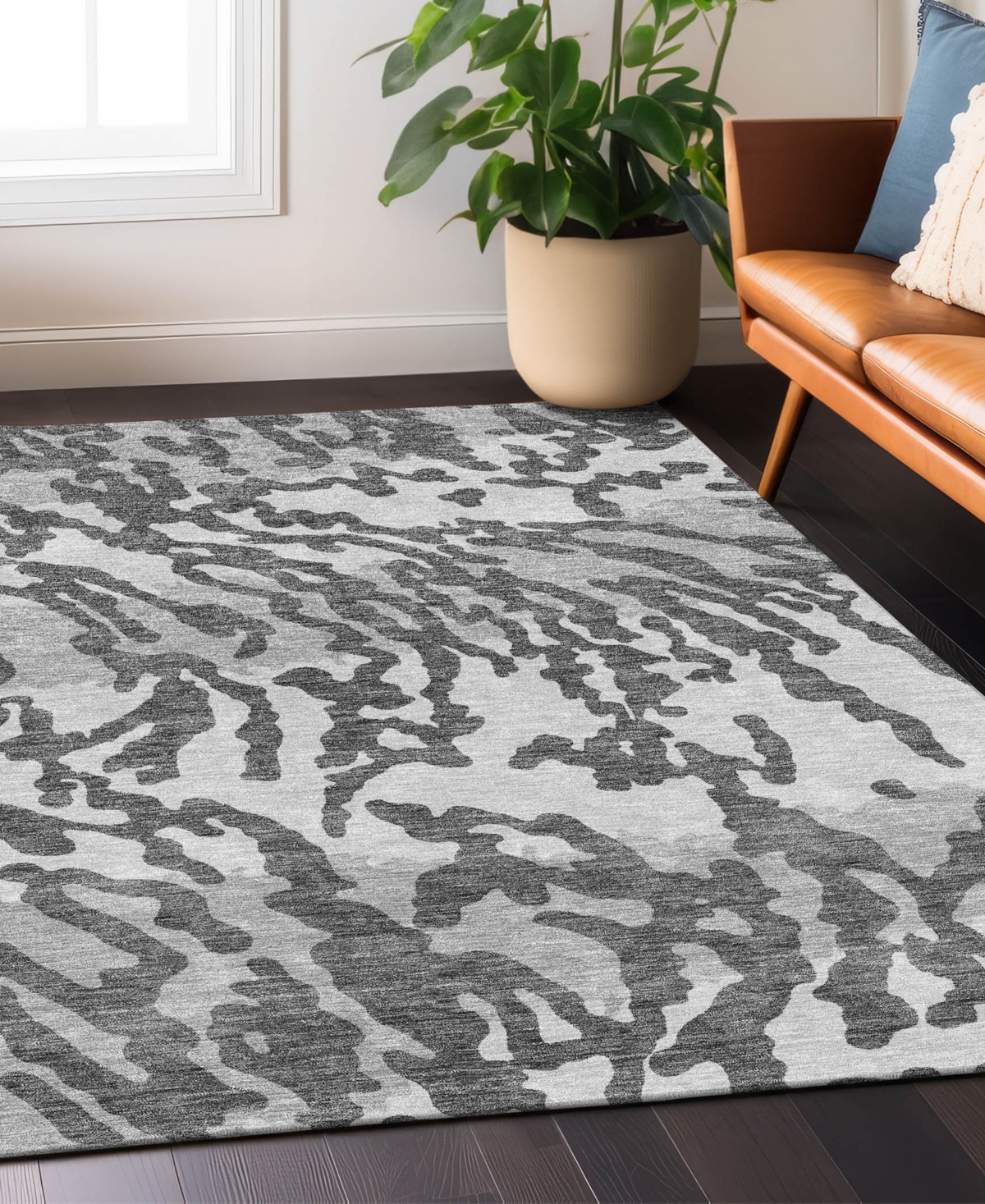 Addison Chantille Acn873 8'x10' Area Rug In Gray