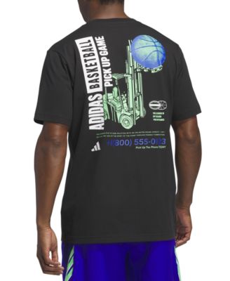 adidas - Men's Pick Up Game Graphic Crewneck T-Shirt