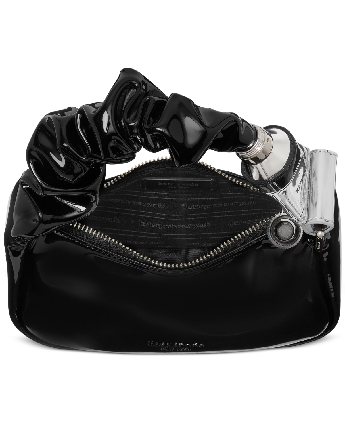 Shop Kate Spade Squeeze Small Satchel Bag In Black