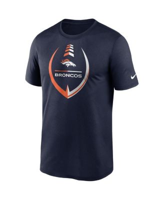 Men's Navy Denver Broncos Icon Legend Performance T-Shirt