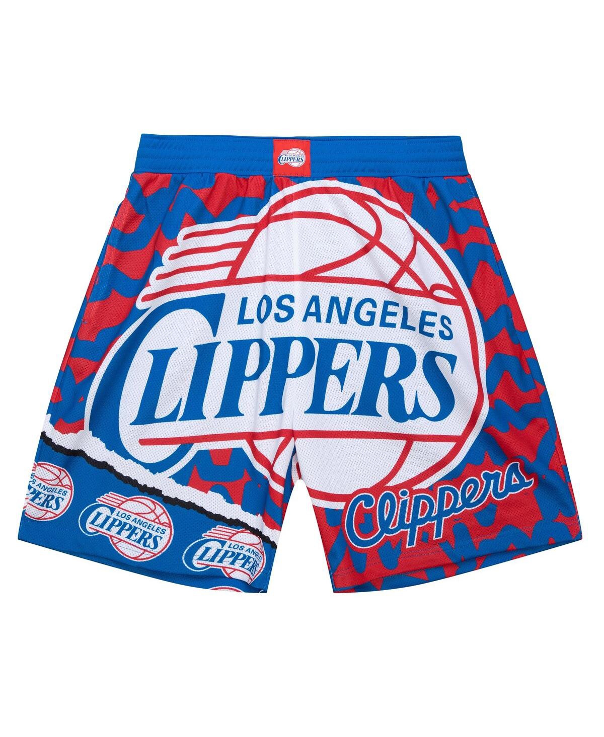 Mitchell & Ness Men's Royal La Clippers Jumbotron 2.0 Sublimated Shorts In Royal