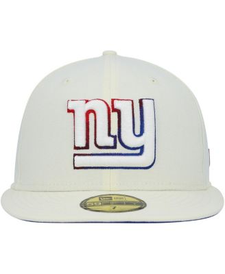Men's Cream New York Giants Chrome Dim 59FIFTY Fitted Hat