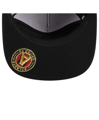 Men's Black Atlanta United FC Script Golfer Adjustable Hat