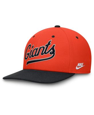Men's Orange/Black San Francisco Giants Cooperstown Collection Pro Performance Snapback Hat
