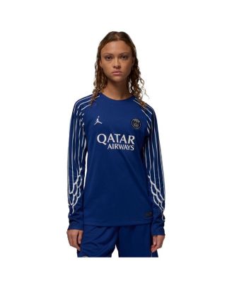 Jordan - Women's Blue Paris Saint-Germain 2024/25 Fourth Replica Long Sleeve Jersey