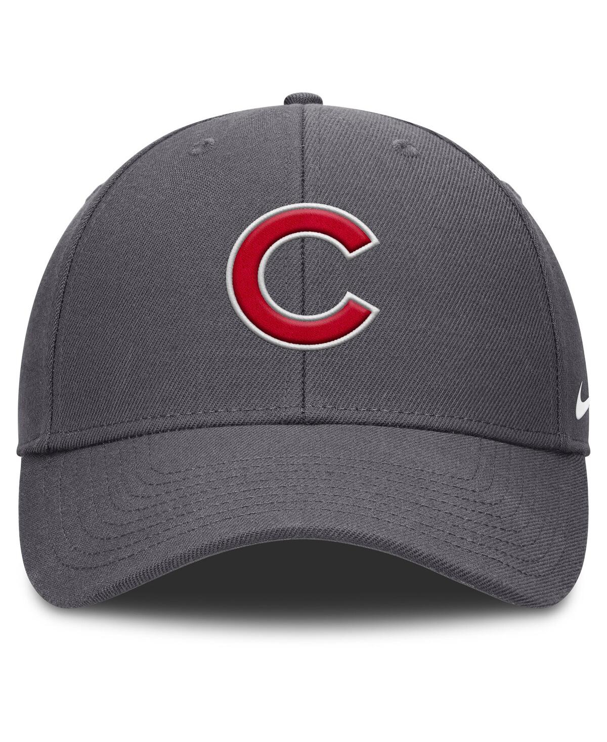 Nike Men's Gray Chicago Cubs Club Performance Adjustable Hat In Gray