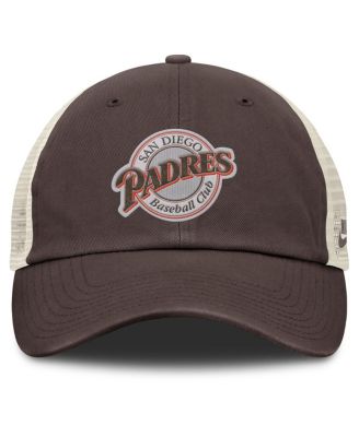 Men's Brown/Natural San Diego Padres Cooperstown Collection Club Trucker Adjustable Hat