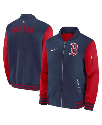 Nike XXL ベースボールブルゾン ネイビー/レッド Nike Men's Navy/Red Boston Red Sox Authentic Collection Dugout