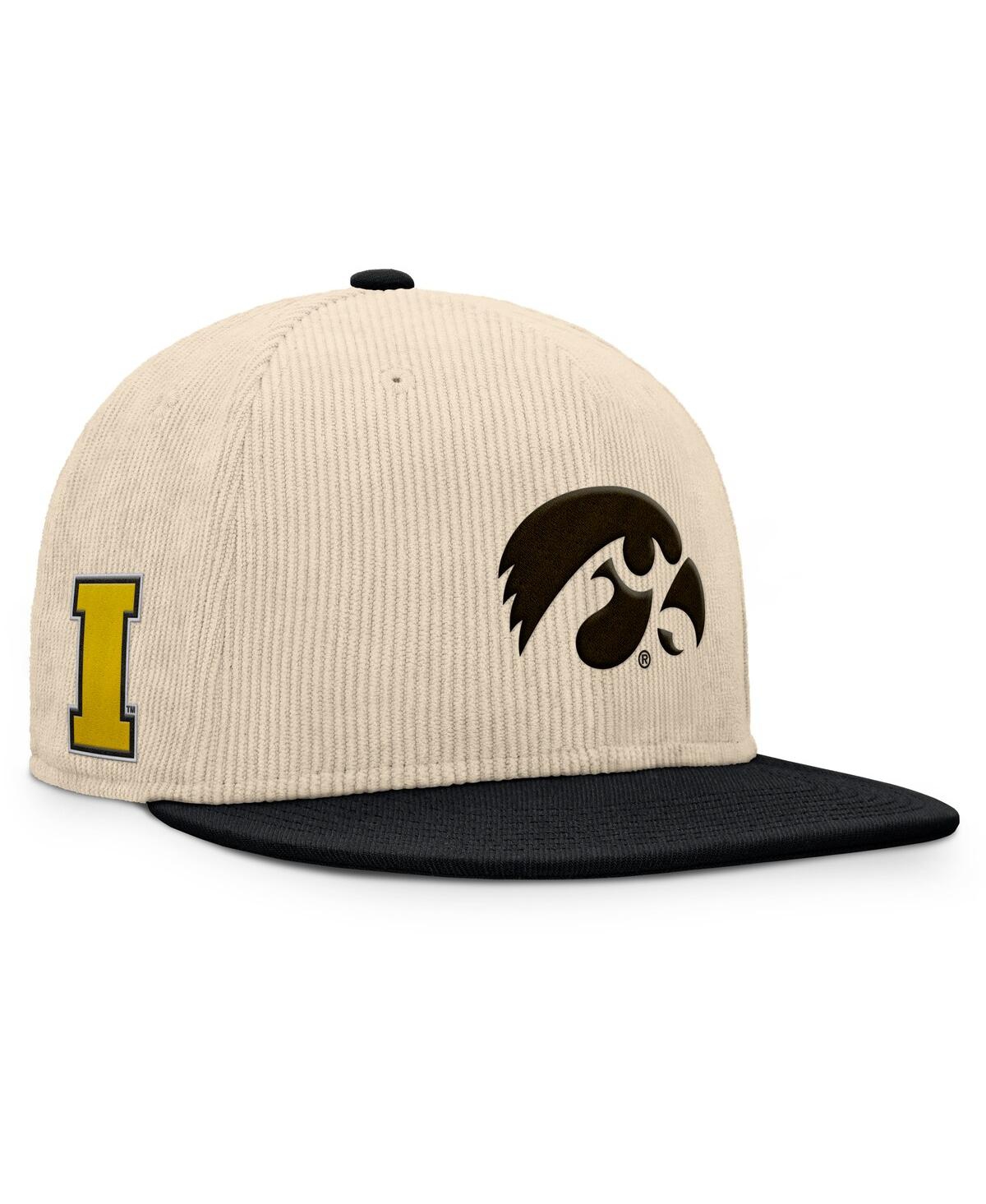 Fanatics Men's Tan Iowa Hawkeyes Catcher Snapback Hat In Tan