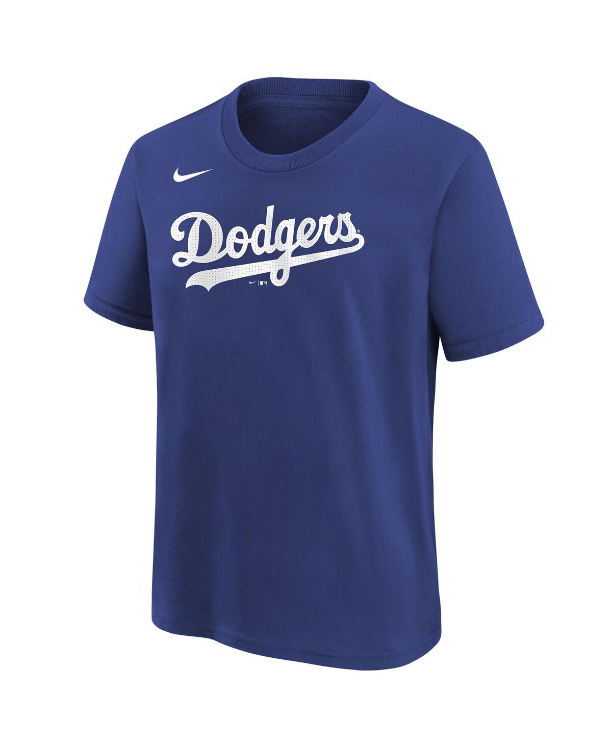 Nike Big Boys And Girls Shohei Ohtani Royal Los Angeles Dodgers Name Number T-shirt In Royal