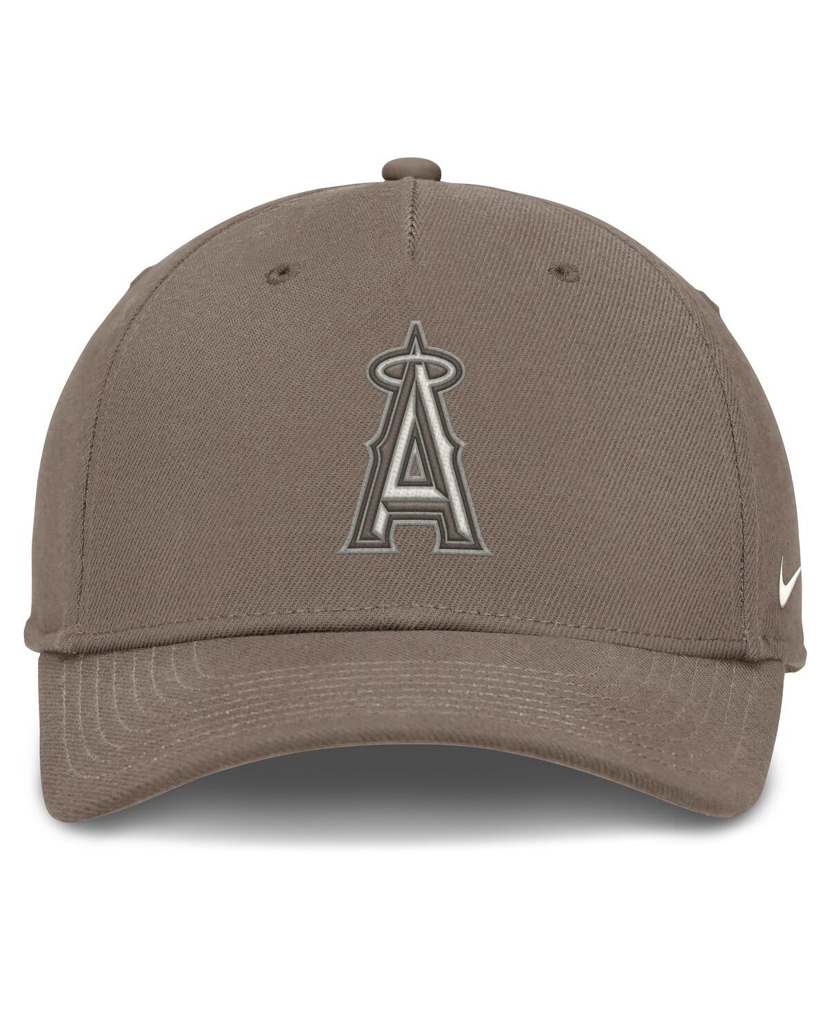 Nike Los Angeles Angels Rise  Men's Dri-fit Mlb Adjustable Hat In Brown