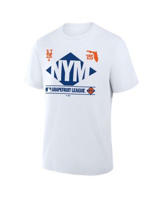 Men's White New York Mets 2025 Spring Training Grapefruit League True Icon T-Shirt