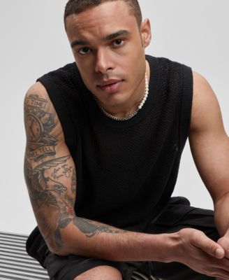 Men's Cotton Sweater Tank, Exclusively at Macy's