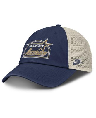 Nike - Men's Navy/Natural Houston Astros Cooperstown Collection Club Trucker Adjustable Hat