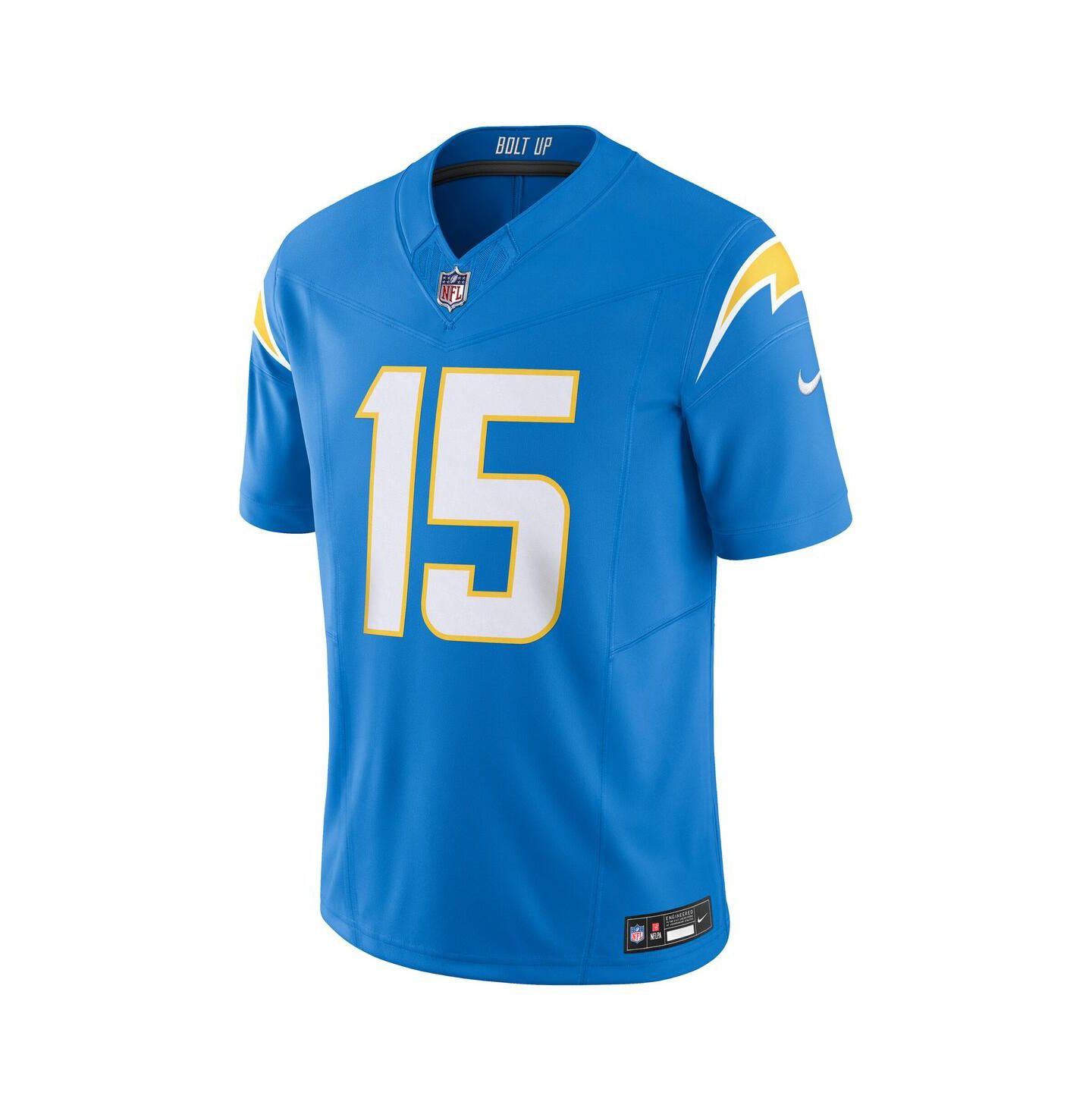 Мужской топ Nike Ladd McConkey Powder Blue Los Angeles Chargers Team Vapor F.U.S.E. Limited Jersey — фото 2