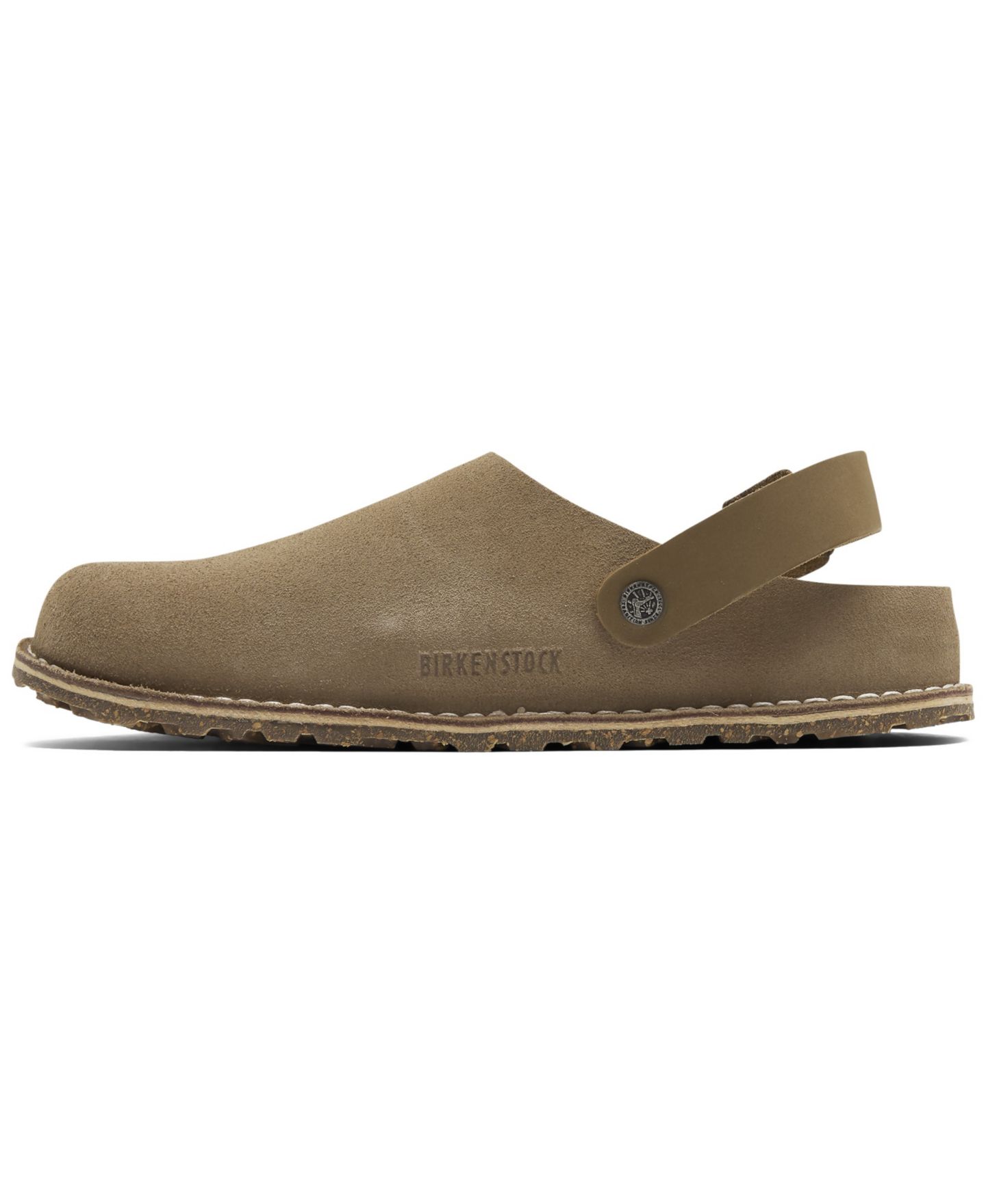Мужские сабо Birkenstock Lutry 365 Suede, цвет: Бежевый — фото 6