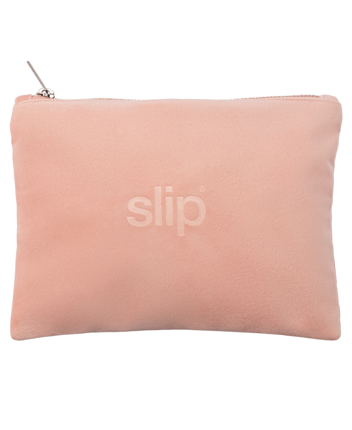 Free slip branded cosmetics bag with any Slip purchase of $100 - 1x cosmetics bag pink