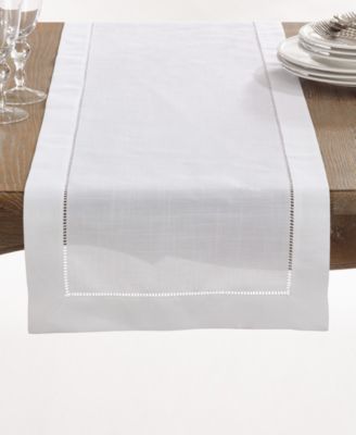 Hemstitched Border Table Runner, 16" x 54"