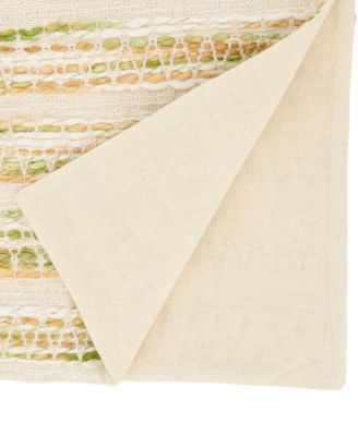 Contemporary Stripe Woven Table Runner, 16" x 72"