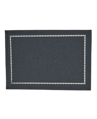 Laser-Cut Hemstitch Placemat, Set of 4