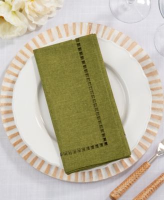 Laser-Cut Hemstitch Napkin, Set of 4