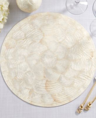 Wavy Capiz Shell Placemat, Set of 4