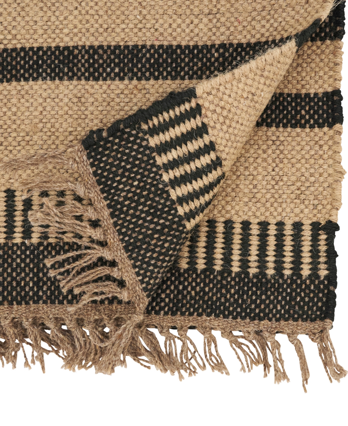 Saro Lifestyle Desert Dreamscapes Kilim Table Runner, 16" X 72" In Multi