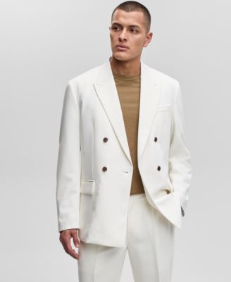Mode of One - Men's Relaxed-Fit Double-Breasted Blazer