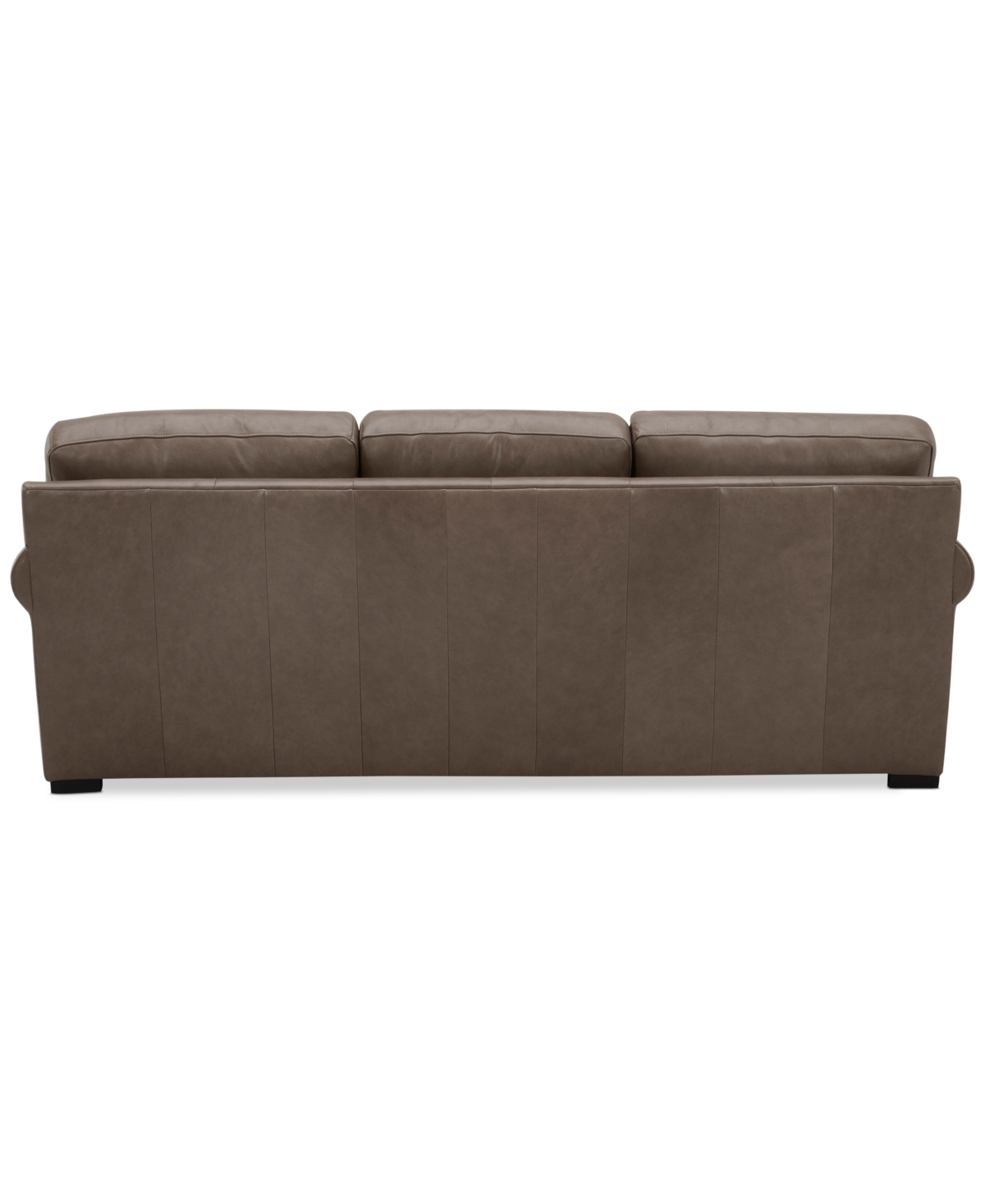 Macy's Radley 86" Leather Roll Arm Sofa, Exclusively At  In Taupe