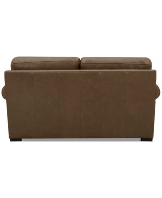 Radley Roll Arm 61" Leather Loveseat