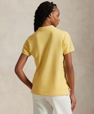 Women's Classic-Fit Mesh Polo Shirt