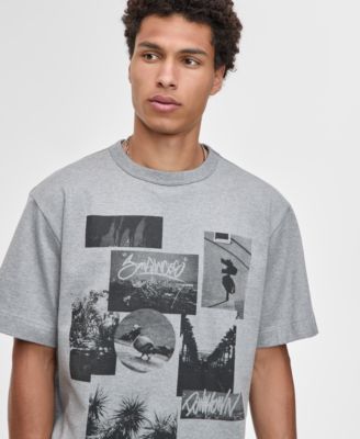 Men's Relaxed-Fit Photo Collage Graphic T-Shirt, Exclusively at Macy's 