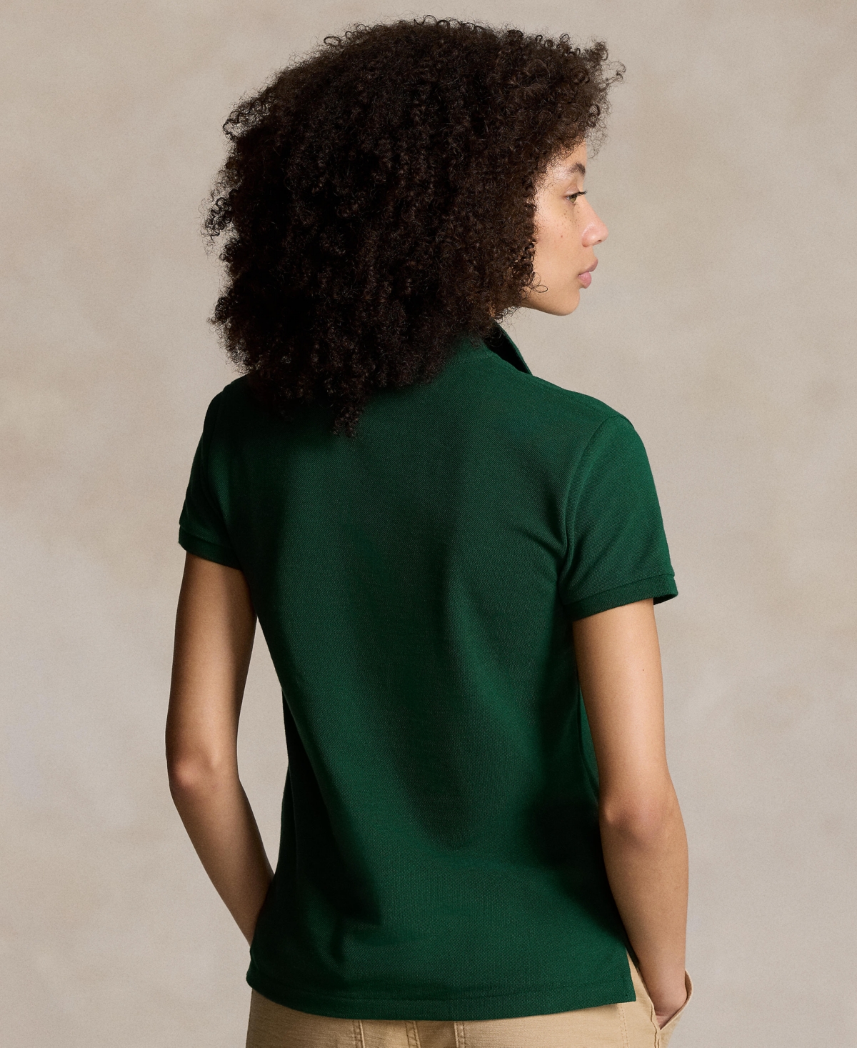 Polo Ralph Lauren Classic Fit Mesh Polo Shirt In College Green