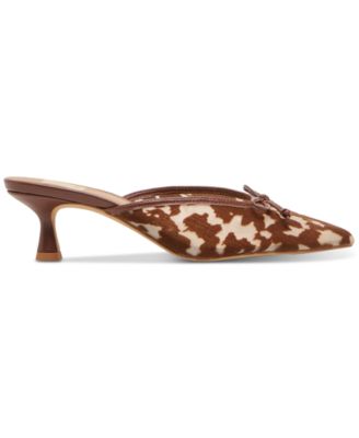 Women's Cleo Bow Slip-On Kitten-Heel Mules