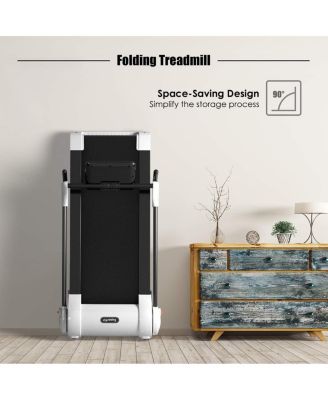 2.25 HP Electric Motorized Folding Treadmill with LED Display