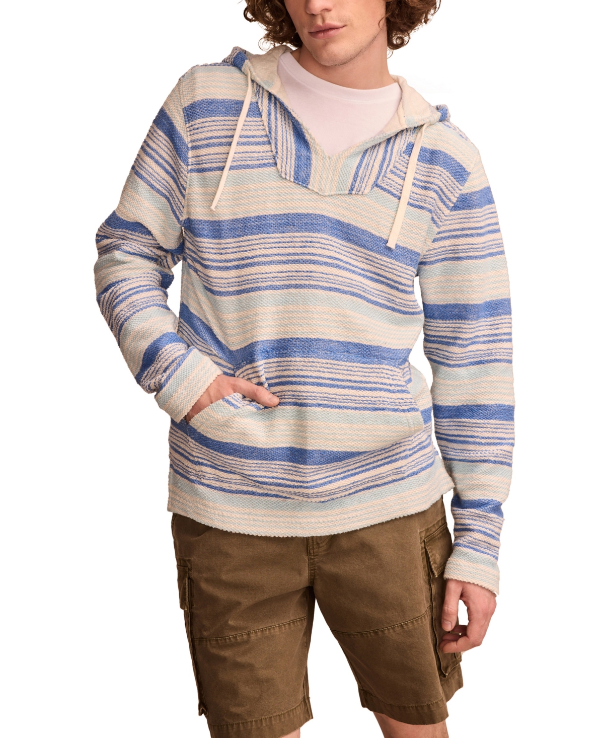 Men's Stripe Baja Sweatshirt - Multi
