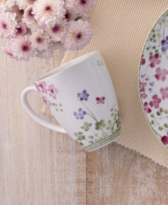 Bloomington Road 4.75" Set of 4 Mugs, Service for 4