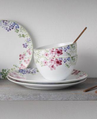 Bloomington Road 6" Set of 4 Cereals, Service for 4