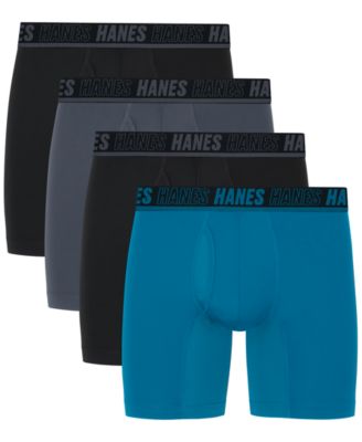 Hanes - Men's 4pk. Ultimate Boxer Brief Logo Underwear