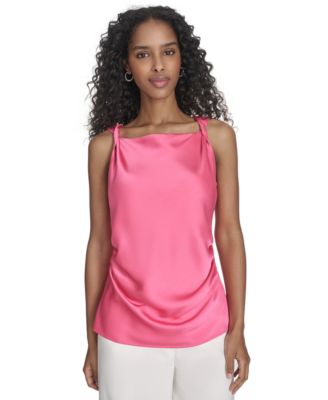 Calvin Klein - Women's Twisted-Strap Sleeveless Top
