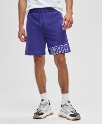 Men's Regular-Fit Logo-Print 7" French Terry Shorts, Macy's Exclusive