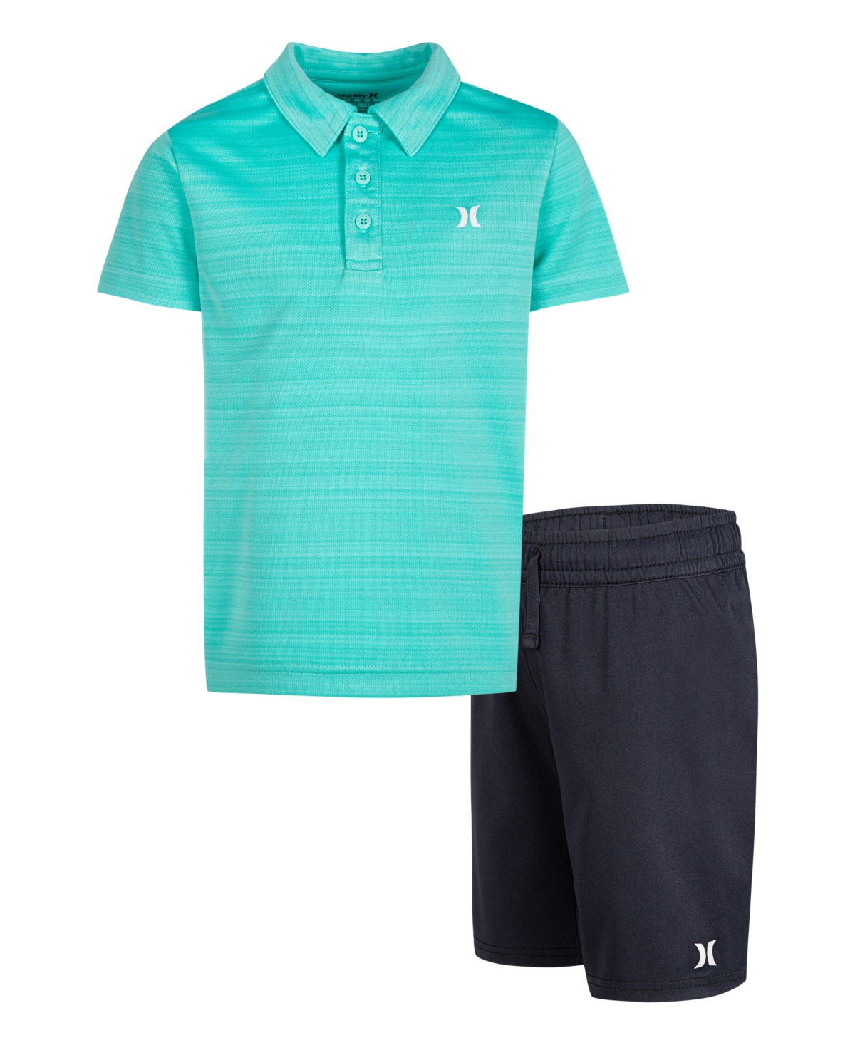 Hurley Little Boys Belmont Polo Shirt & Shorts Set