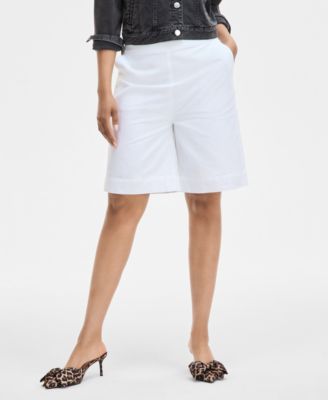 Women's Linen-Blend Pull-On Shorts, Exclusively at Macy's
