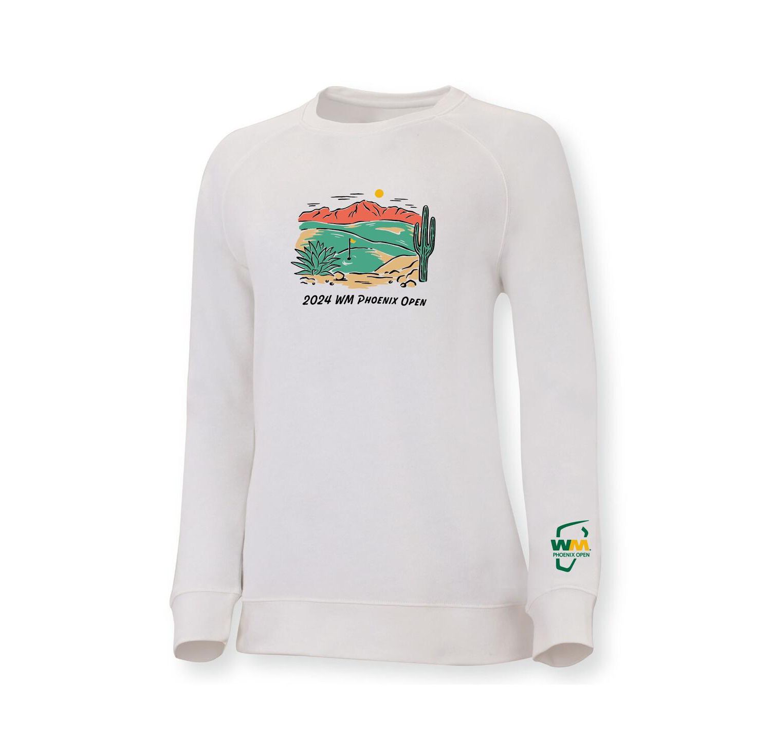 Women's White 2024 WM Phoenix Open Olivie Pullover Sweatshirt