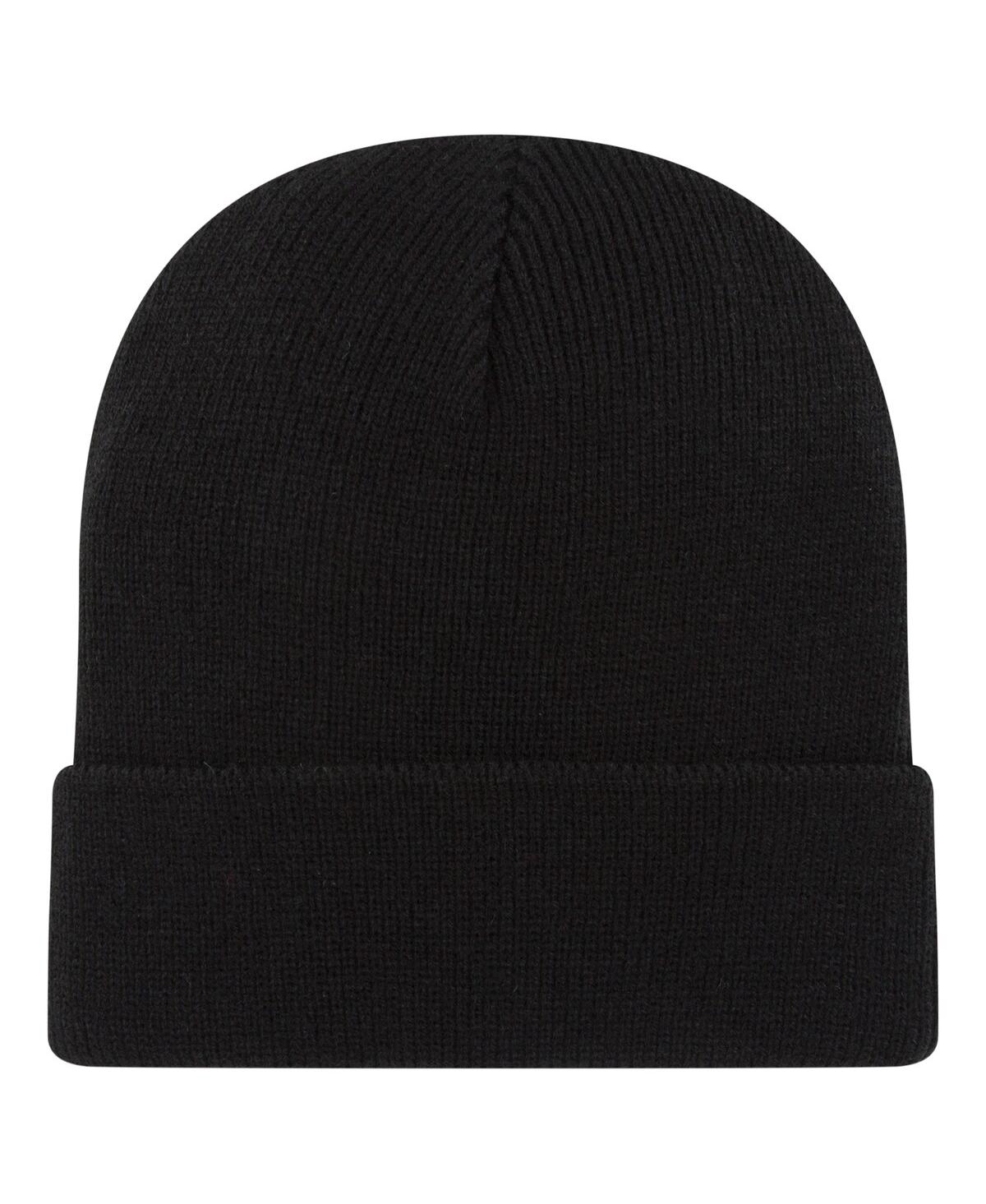 NEW ERA MEN'S BLACK PHILADELPHIA EAGLES "LET'S HUNT" CUFFED KNIT HAT 
