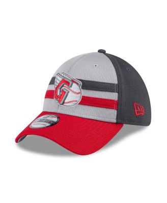 New Era - Men's Gray/Red Cleveland Guardians 2025 Batting Practice 39THIRTY Flex Hat