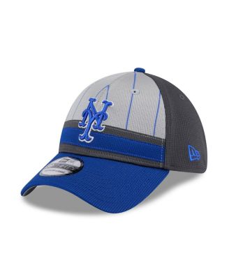 New Era - Men's Gray/Royal New York Mets 2025 Batting Practice 39THIRTY Flex Hat