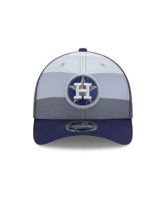 Men's Gray/Navy Houston Astros 2025 Batting Practice 9FORTY M-Crown Adjustable Hat